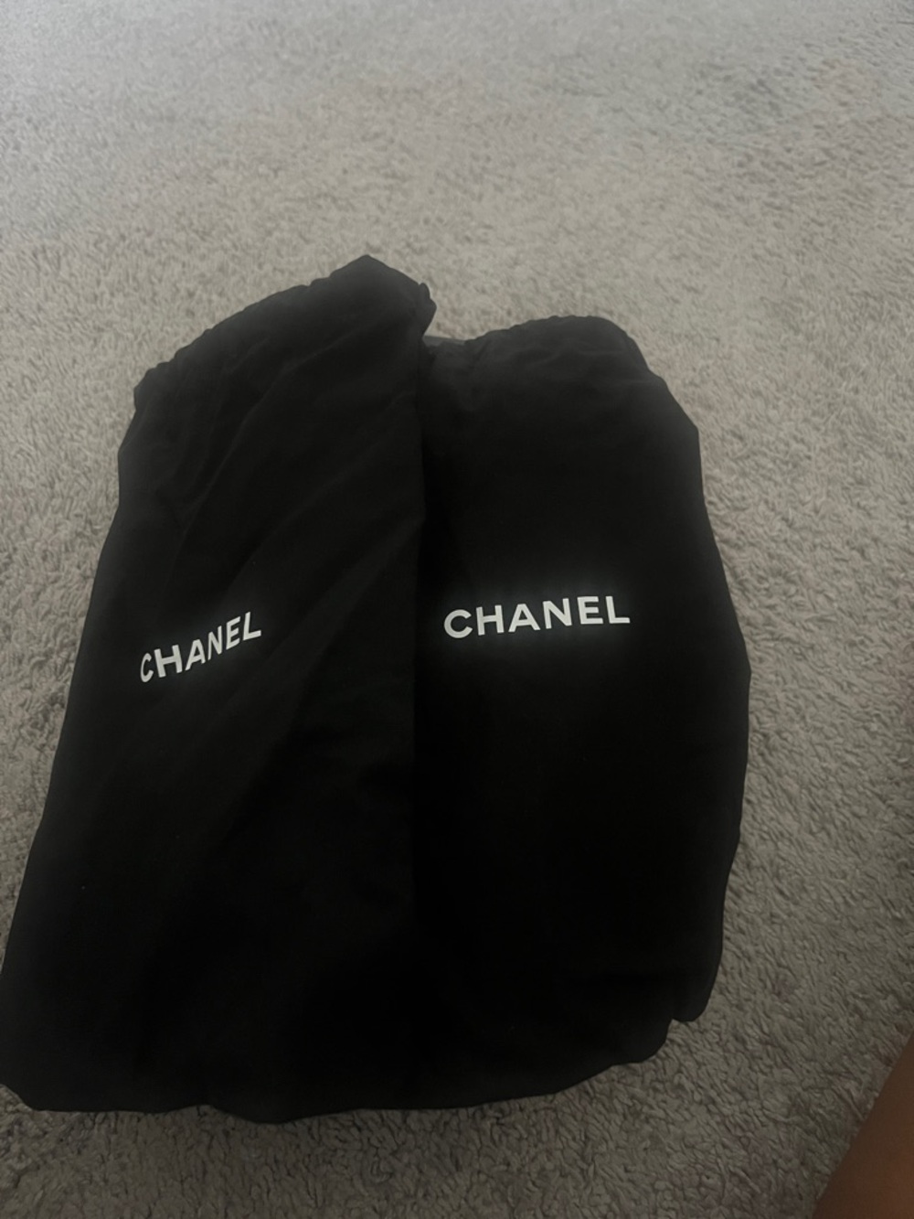 CHANEL Beige and White Logo Slide Sandals - Picture 4 of 4